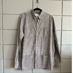 Onia Gray Casual Button Down Shirt
